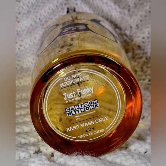 Adventure Time Cartoon  Network Pint Glass 16oz Jake Gold Orange Face Glass - Picture 3 of 3